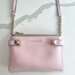Authentic Pink Michael Kors Crossbody Bag